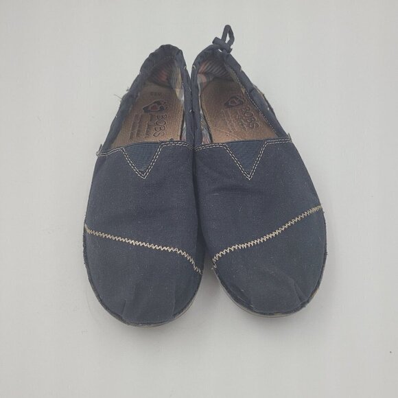 BOBS by Skechers Chill Rowboat Comfort Shoe Slip-On Sneaker Navy 33673 Size 8.5M - Picture 3 of 12